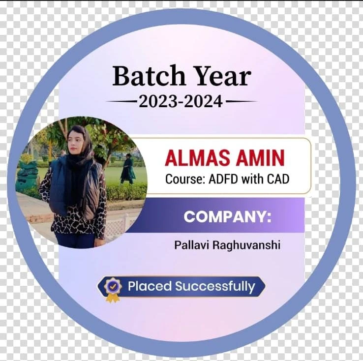 Almas Amin, placed at Pallavi Raghuvanshi